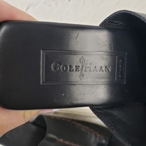 Cole Haan Shoes - Cole Haan Black Leather Toe Loop Sandals Cole Haan Shoes - Cole Haan Black Leather Toe Loop Sandals